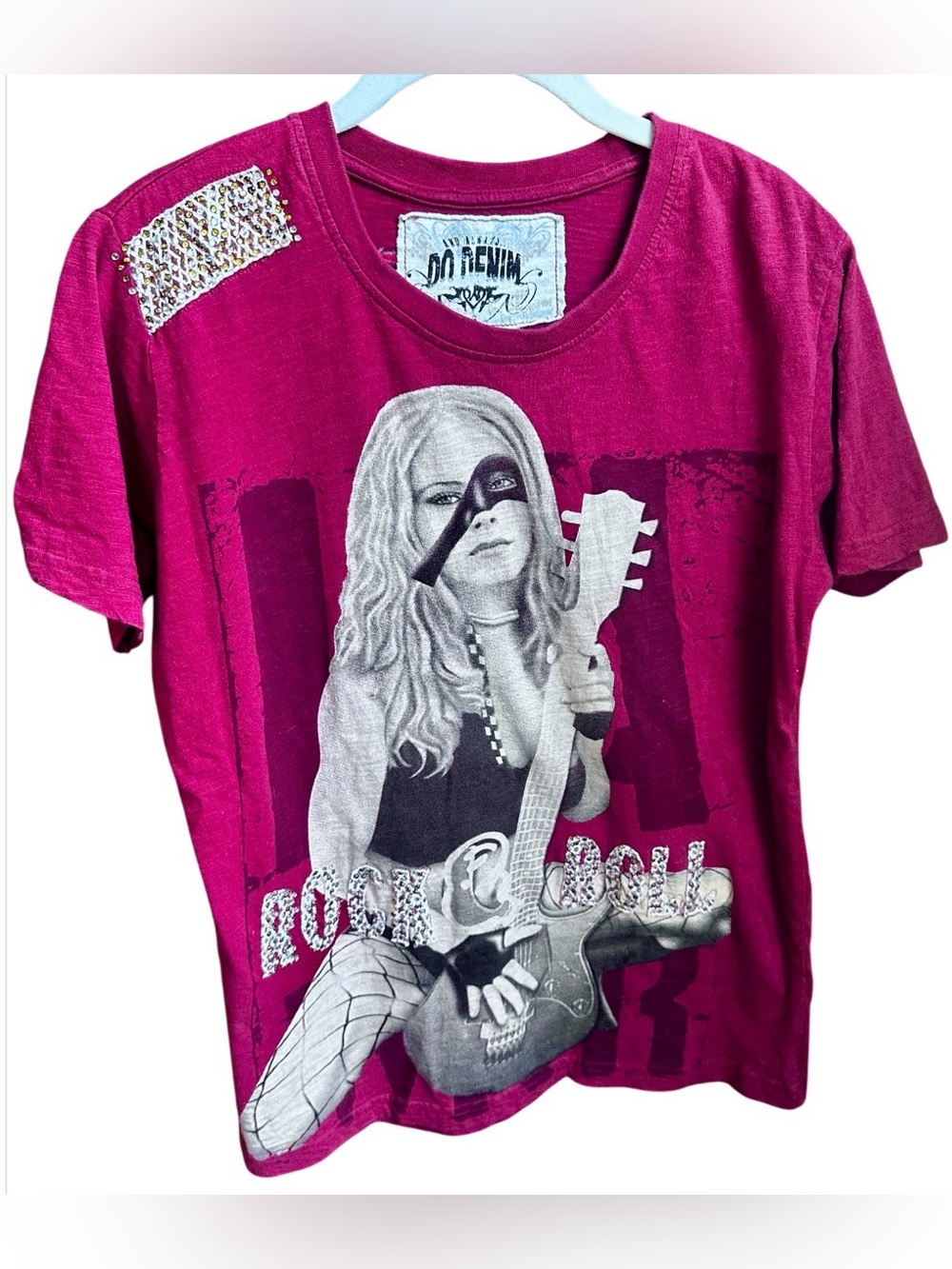 NWOT Vintage Graphic Rock 'n' Roll Tee by And Always Do Denim S